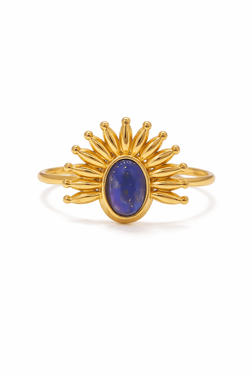 Bague Œil Solaire – Pierre Naturelle - Erezya