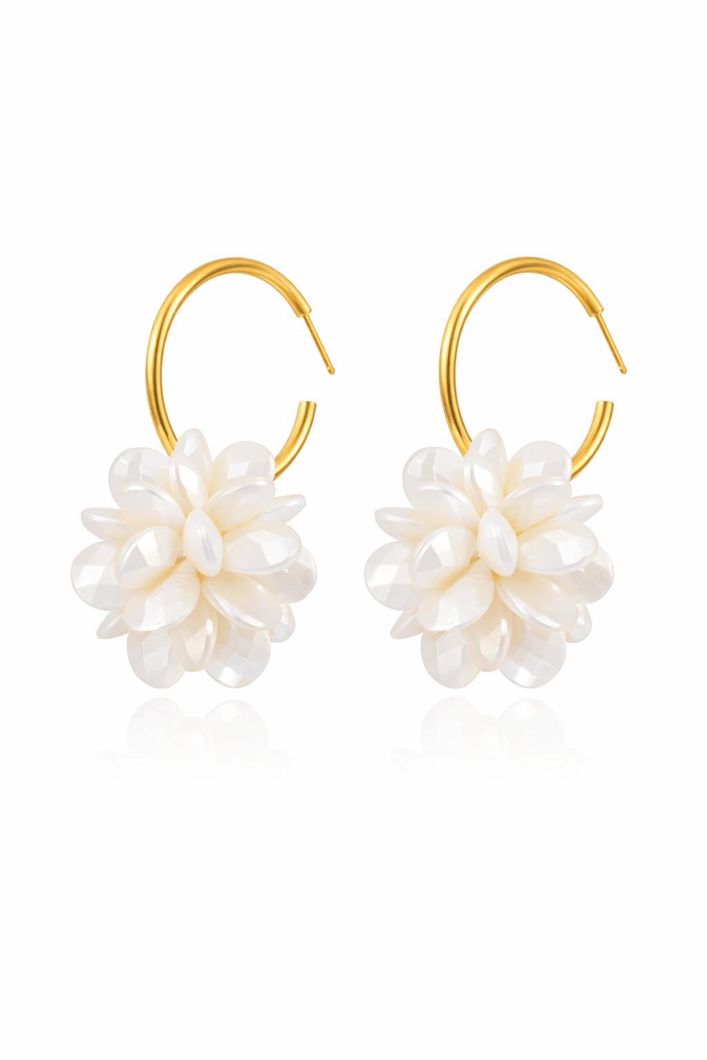 Boucles d’oreilles Cœur & Pétales - Erezya