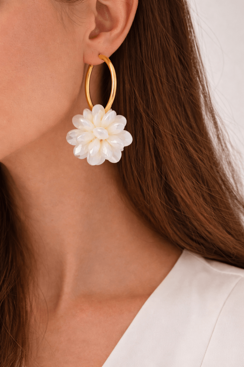 Boucles d’oreilles Cœur & Pétales - Erezya