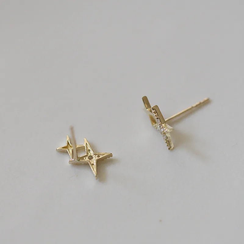 Boucles d'Oreilles Étoile – Argent 925 - Erezya