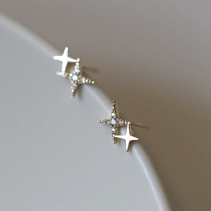 Boucles d'Oreilles Étoile – Argent 925 - Erezya