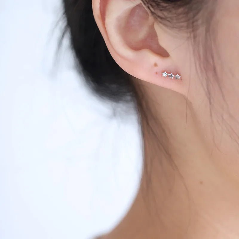 Boucles d'Oreilles Étoile – Argent 925 - Erezya
