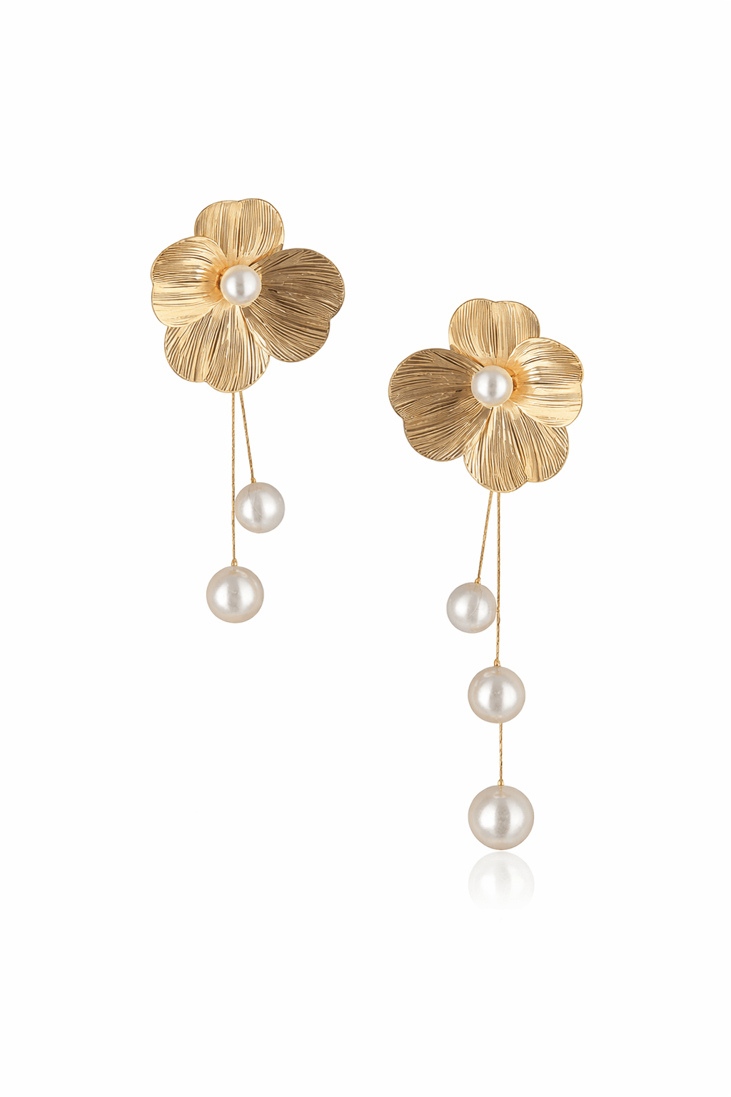 Boucles d’oreilles Fleur Ginkgo Élégantes - Erezya