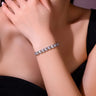Bracelet Argent Cœur Voyage - Erezya