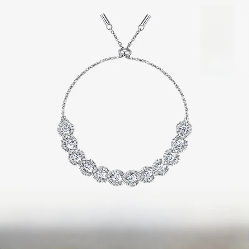 Bracelet Argent Cœur Voyage - Erezya