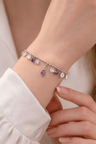 Bracelet Argent Gouttes d’Eau - Erezya