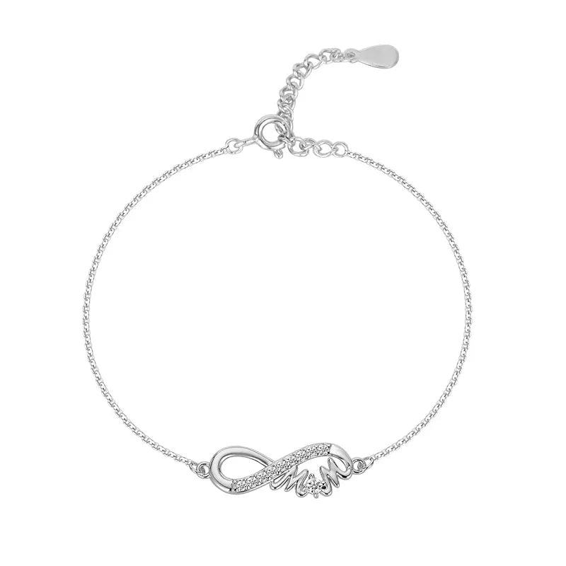 Bracelet Argent Infini Personnalisé - Erezya