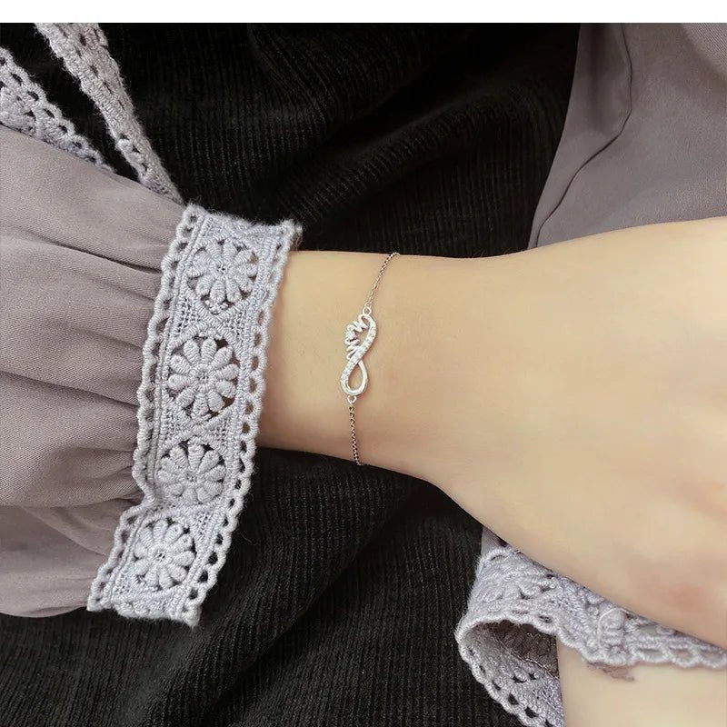Bracelet Argent Infini Personnalisé - Erezya