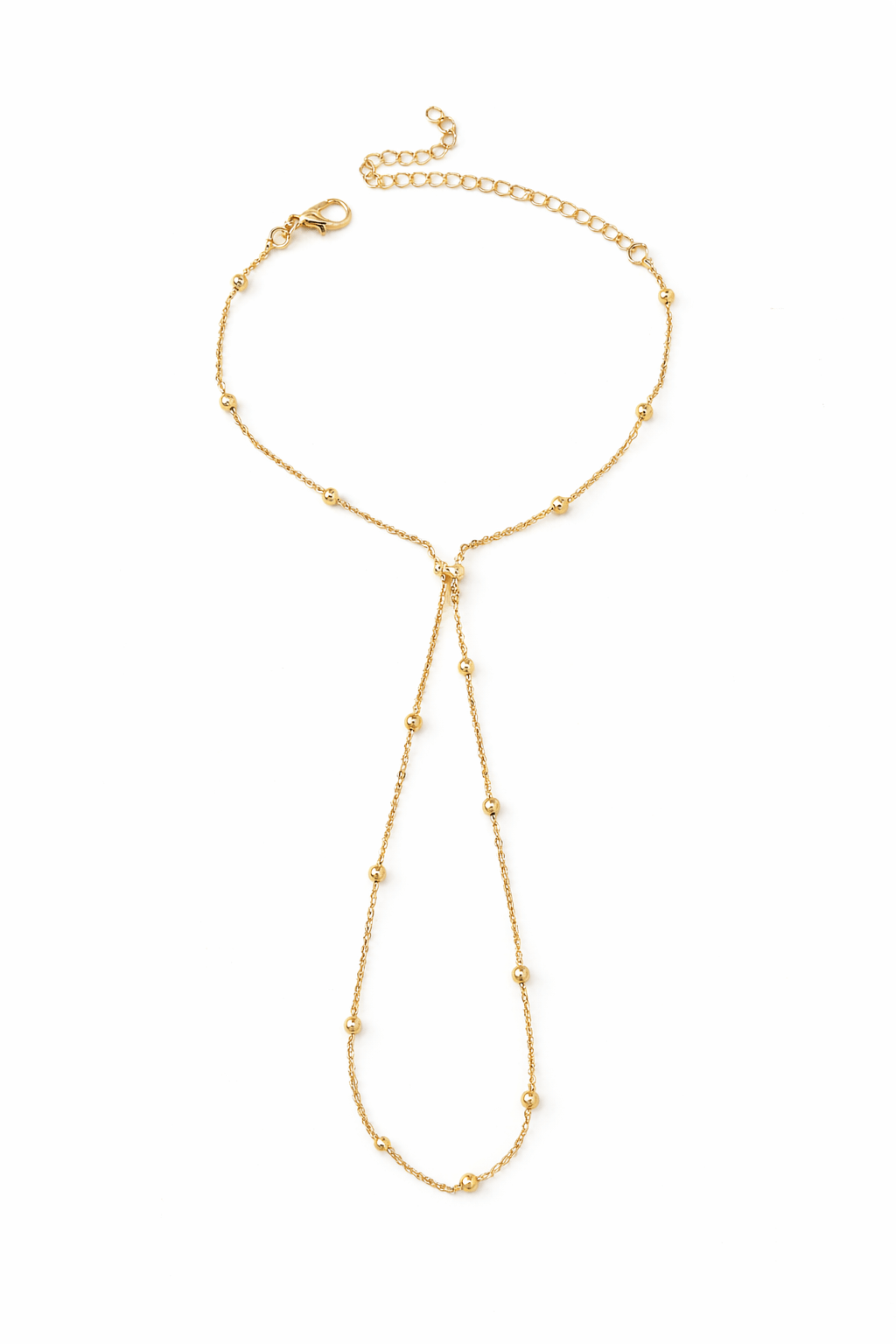 Bracelet Bague Chaîne Perlé - Erezya