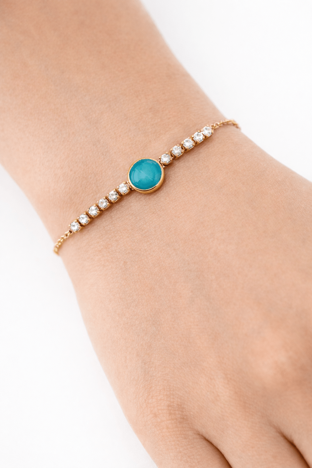 Bracelet Chic Zircone Bleue - Erezya