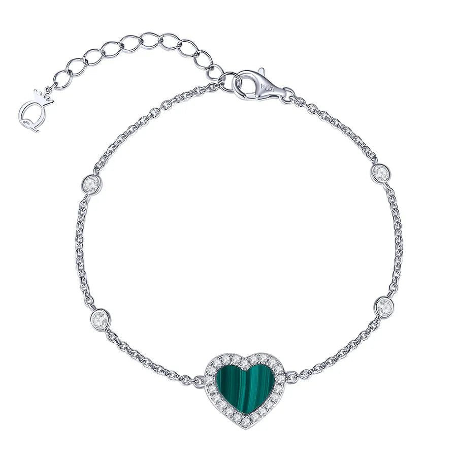 Bracelet Cœur Turquoise – Argent 925 - Erezya