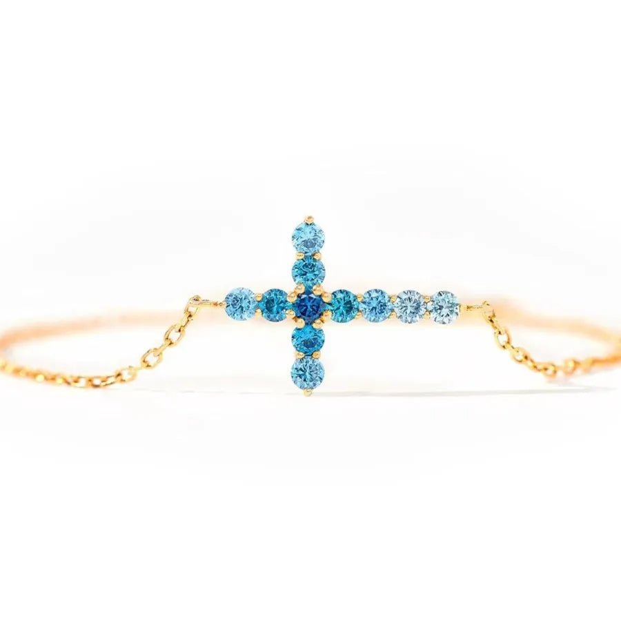 Bracelet Croix – Argent 925 - Erezya