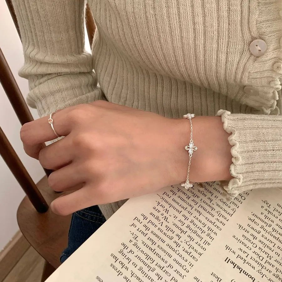Bracelet Feuille – Argent 925 - Erezya