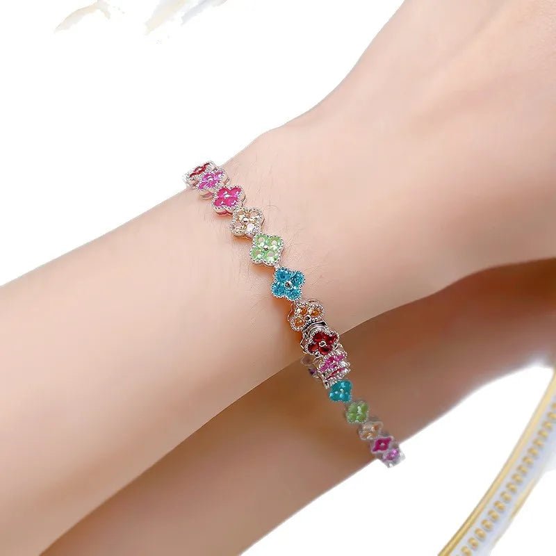 Bracelet Feuille Diamant – Argent 925 - Erezya