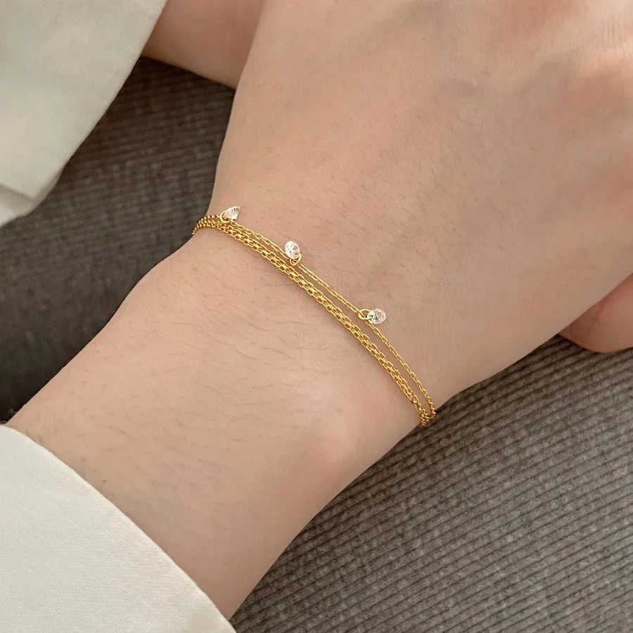 Bracelet Zircon Blanc – Argent 925 - Erezya