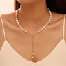 Collier Argent 925 Géométrique – Perles Fines - Erezya