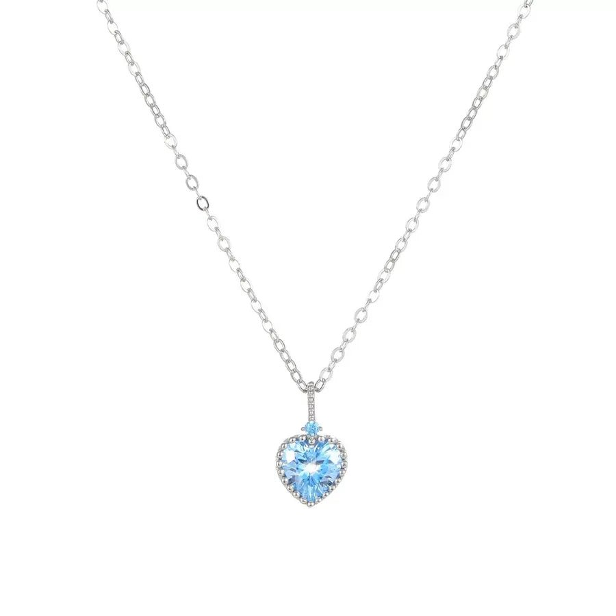 Collier Argent Cœur Classique - Erezya