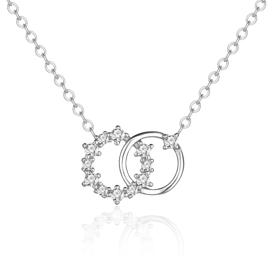 Collier Argent Géométrique - Erezya