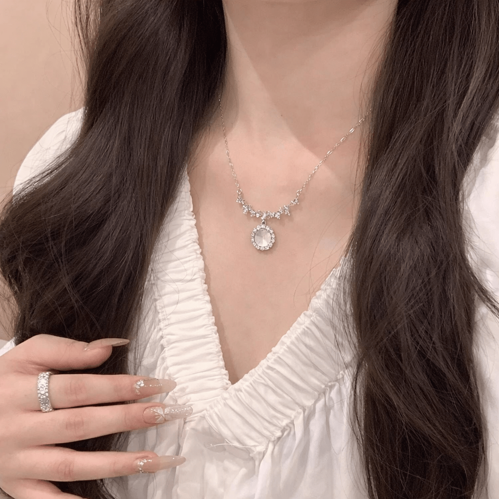 Collier argent Lune de Fée - Erezya