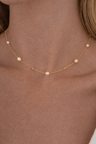 Collier Perles d’Eau Douce Minimal – Plaqué Or 18K - Erezya
