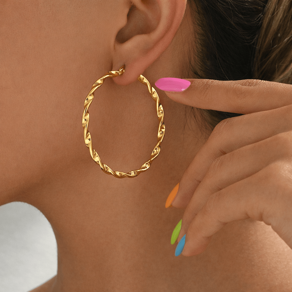 Créoles Torsadées Vintage - Erezya