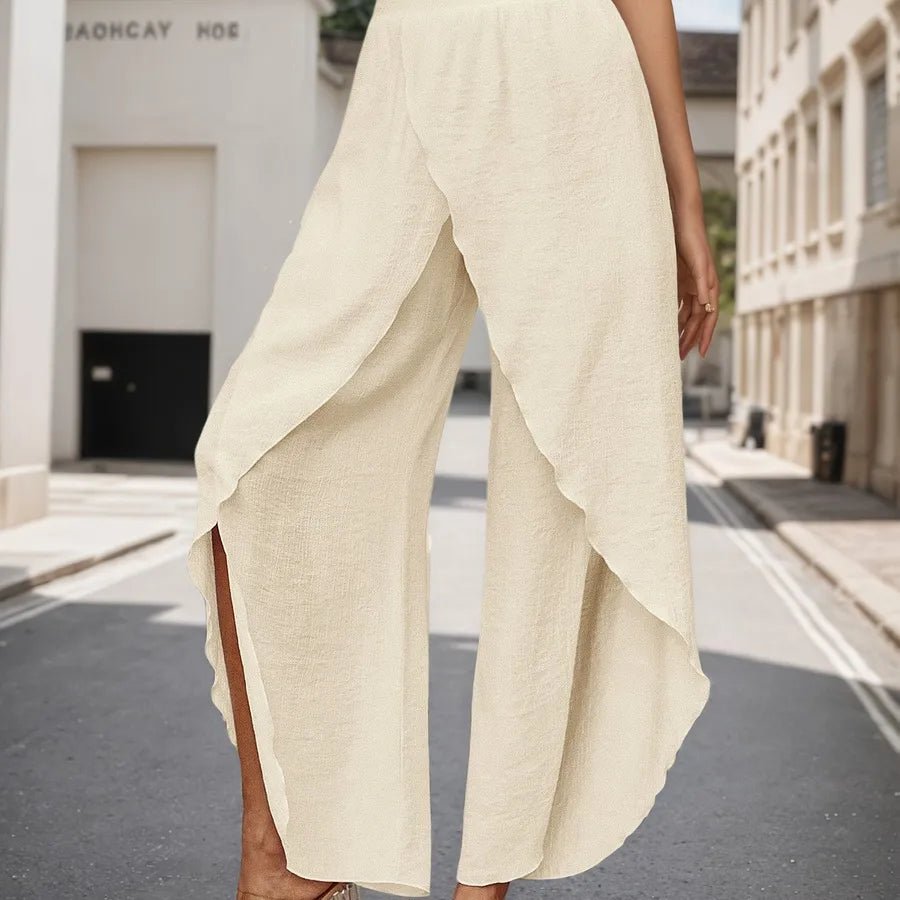 Pantalon casual ample femme - Erezya