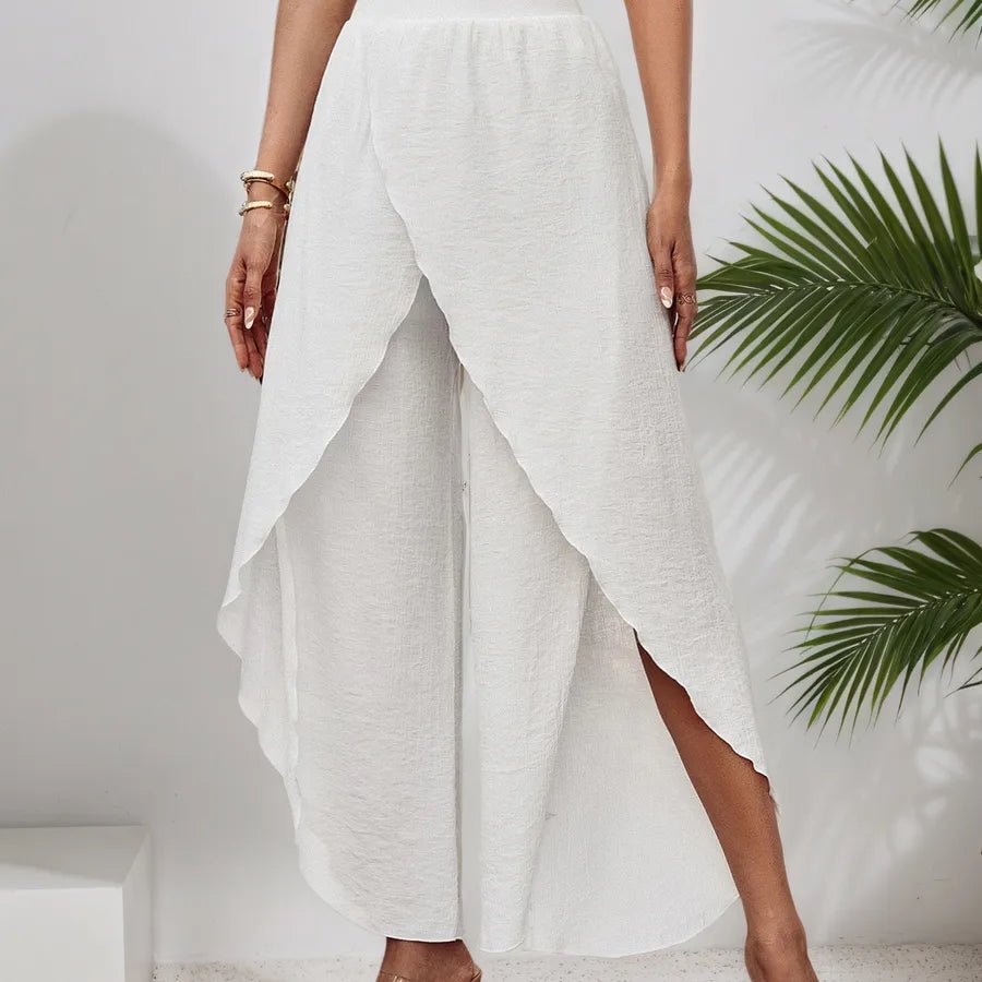 Pantalon casual ample femme - Erezya