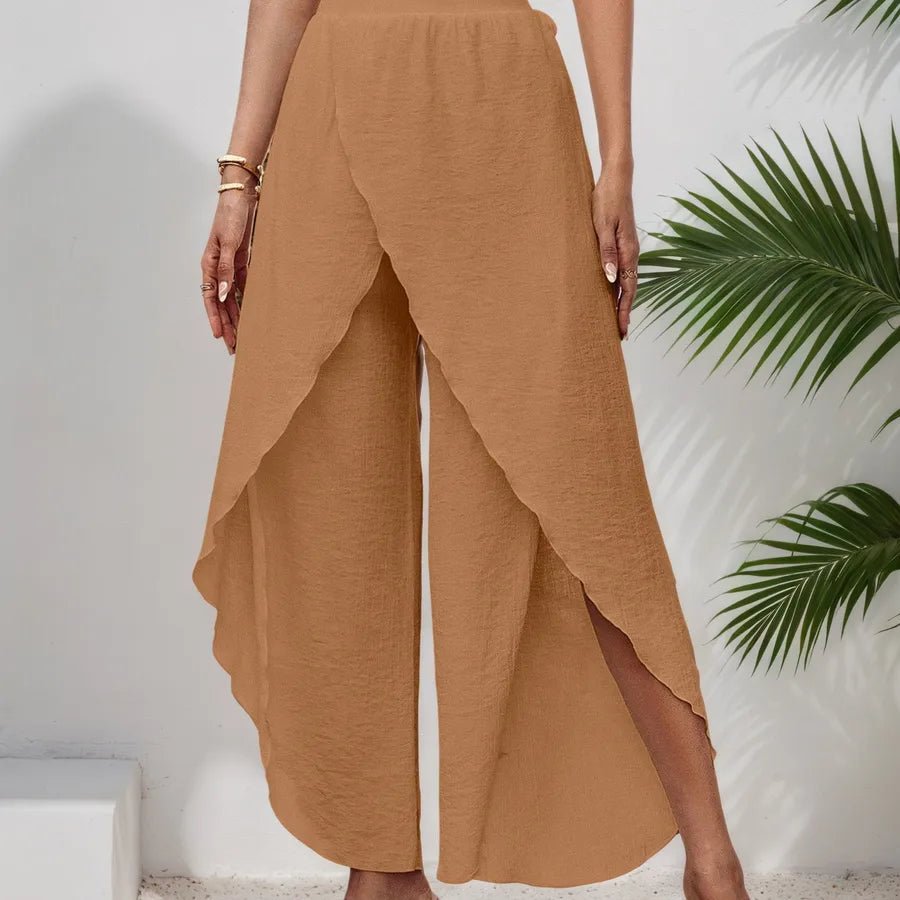 Pantalon casual ample femme - Erezya