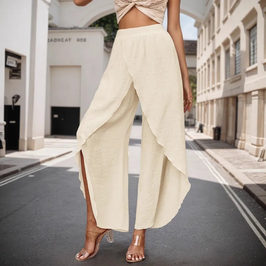 Pantalon casual ample femme - Erezya